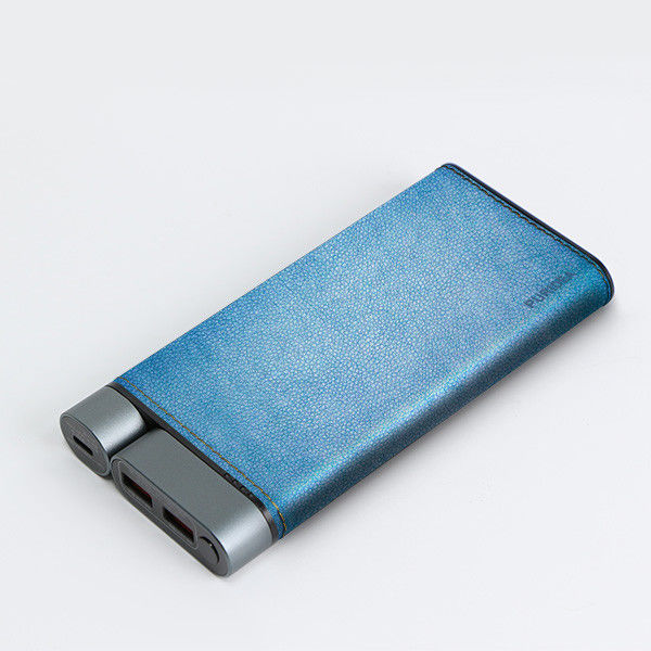Eficiente banco de energia de 10000mAh com casca de metal e 3 portas - Carregue qualquer dispositivo USB-C!