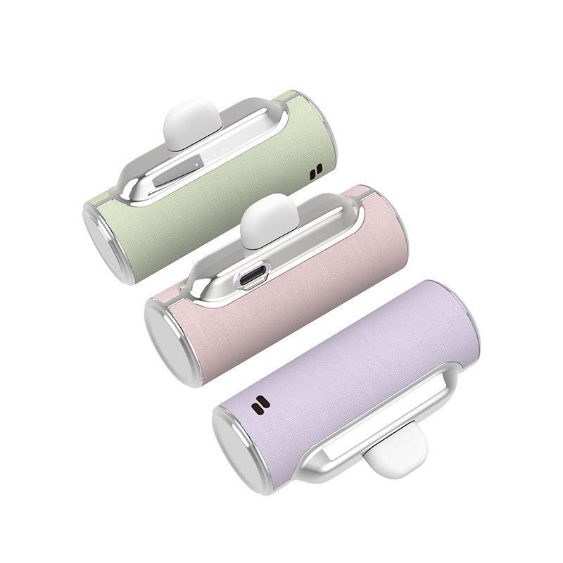 Banco de energia de couro portátil Tipo de bolso simples com bolsa de fragrância