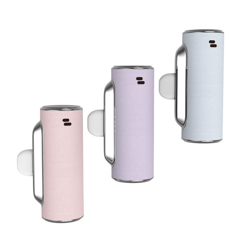 E08 Leather Power Bank Mini Portátil Com Saco de Fragrância / Conector USB-C