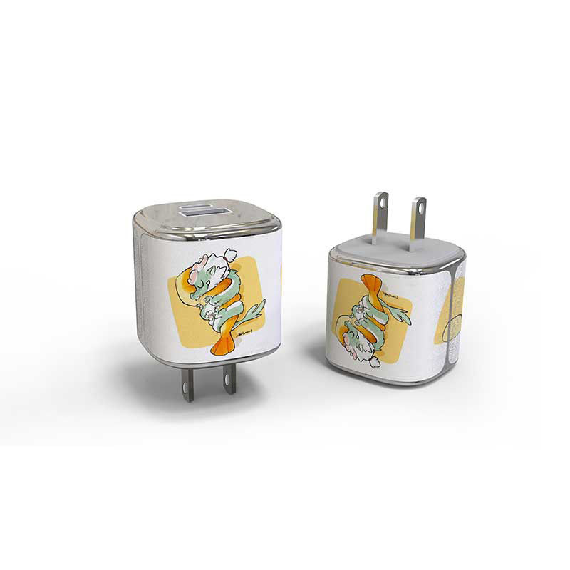 Mini 35W USB Tipo C Carregador de parede 2 portas Nano GaN Carregador rápido