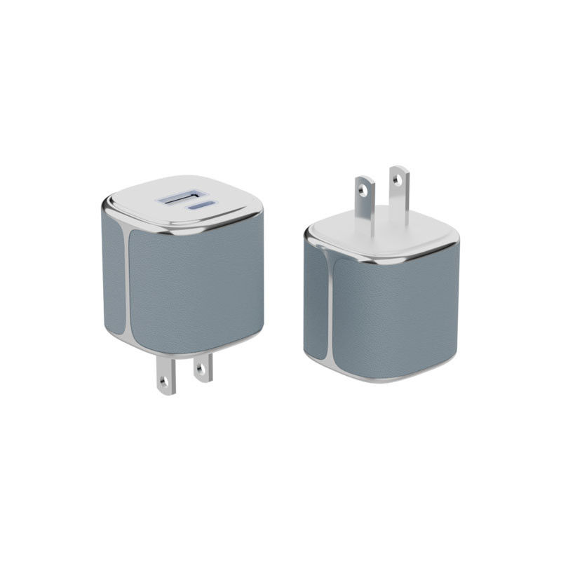 Carregamento rápido Carregador de parede Mini 35W GaN Carregador de couro